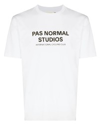 Pas Normal Studios Off Race Logo Print T Shirt