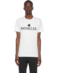 Moncler Off White Cotton T Shirt