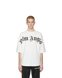 Palm Angels Off White Front Logo Over T Shirt