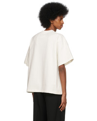 Jil Sander Off White Logo T Shirt
