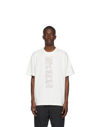 MONCLER GRENOBLE Off White Logo T Shirt