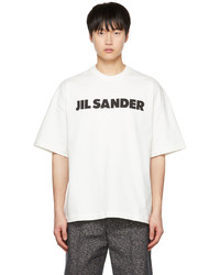 Jil Sander Off White Printed T Shirt