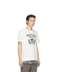 Dolce and Gabbana Off White Royals Heritage T Shirt
