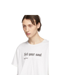R13 Off White Sell Your Soul Boy T Shirt