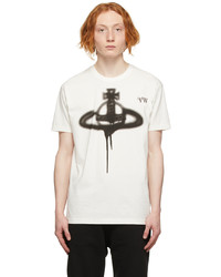 Vivienne Westwood Off White Spray Orb Classic T Shirt