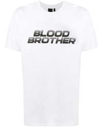 Blood Brother Opal Logo Print T Shirt