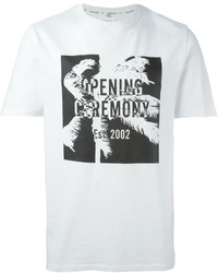 Opening Ceremony Palm Print Logo T Shirt