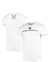 Retro Brand Original White Inter Miami Cf Tri Blend T Shirt