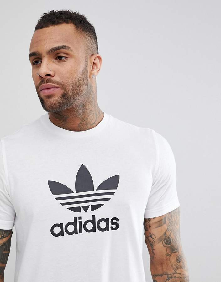 adidas Originals Adicolor T Shirt With Trefoil Logo In White Cw0710, $20 |  Asos | Lookastic | Sport-T-Shirts