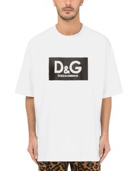 Dolce & Gabbana Oversize Dg Logo Longline Graphic Tee