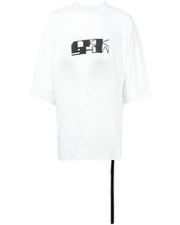 Rick Owens DRKSHDW Oversize Logo Print T Shirt