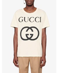 Gucci Oversize T Shirt With Interlocking G
