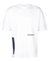 Palm Angels Oversized Logo Print T Shirt