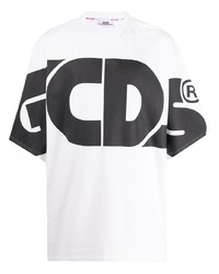 Gcds Oversized Logo Print T Shirt