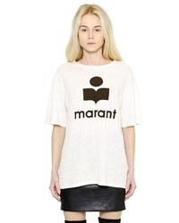 Etoile Isabel Marant Oversized Marant Printed Linen T Shirt