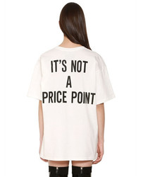 Moschino Oversized Printed Cotton Jersey T Shirt