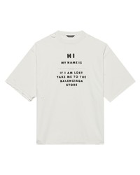 Balenciaga Oversized Text Print T Shirt