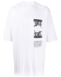 Rick Owens DRKSHDW Oversized Wagner Print T Shirt