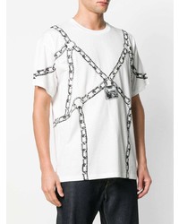 Moschino Padlock Print T Shirt