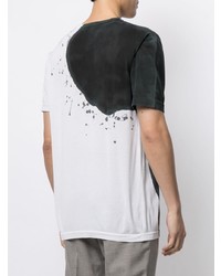 Kiton Paint Splatter Print T Shirt