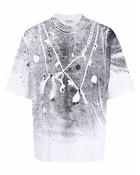 Marni Paint Splatter Print T Shirt