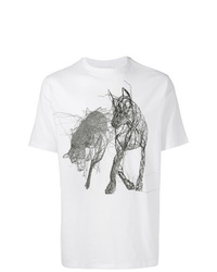 Neil Barrett Painted Wolves T Shirt
