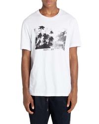 Moncler Palm Tree Print Graphic Tee