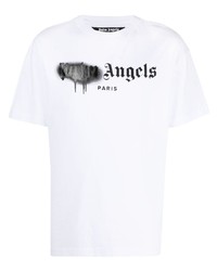 Palm Angels Paris Sprayed Logo T Shirt
