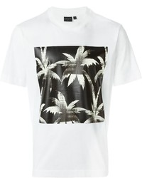 Paul Smith Ps By Palm Tree Print T Shirt