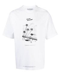 Acne Studios Peace Gallery Print T Shirt