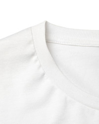 Neil Barrett Peace Printed Cotton Jersey T Shirt