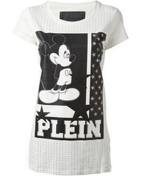 solidariteit Uitgang invoeren Philipp Plein Mickey Mouse Print T Shirt, $405 | farfetch.com | Lookastic