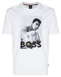 BOSS Photograph Print T Shirt