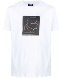 Karl Lagerfeld Photographic Print T Shirt