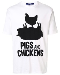 Junya Watanabe MAN Pigs And Chickens T Shirt