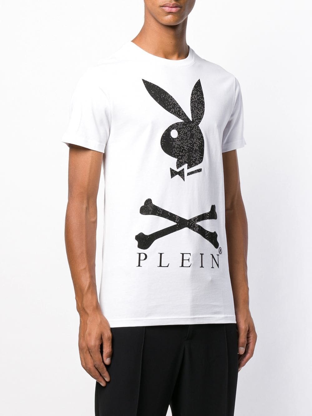 Philipp Plein Playboy X Plein T Shirt, $463 | farfetch.com | Lookastic