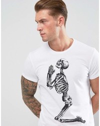 Religion Praying Skeleton T Shirt