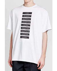 Raf Simons Printed Cotton T Shirt
