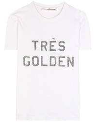 Golden Goose Deluxe Brand Printed Cotton T Shirt