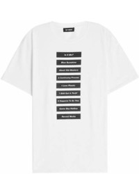 Raf Simons Printed Cotton T Shirt