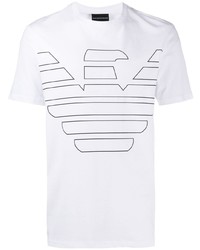 Emporio Armani Printed Eagle Logo T Shirt