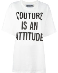 Moschino Printed Loose Fit T Shirt