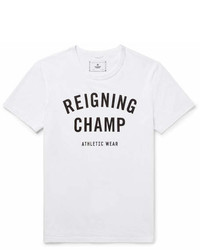 Reigning Champ Printed Ring Spun Cotton Jersey T Shirt