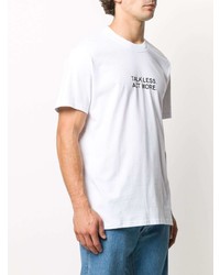 DUOltd Printed Slogan Cotton T Shirt