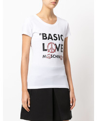 Love Moschino Printed Slogan T Shirt