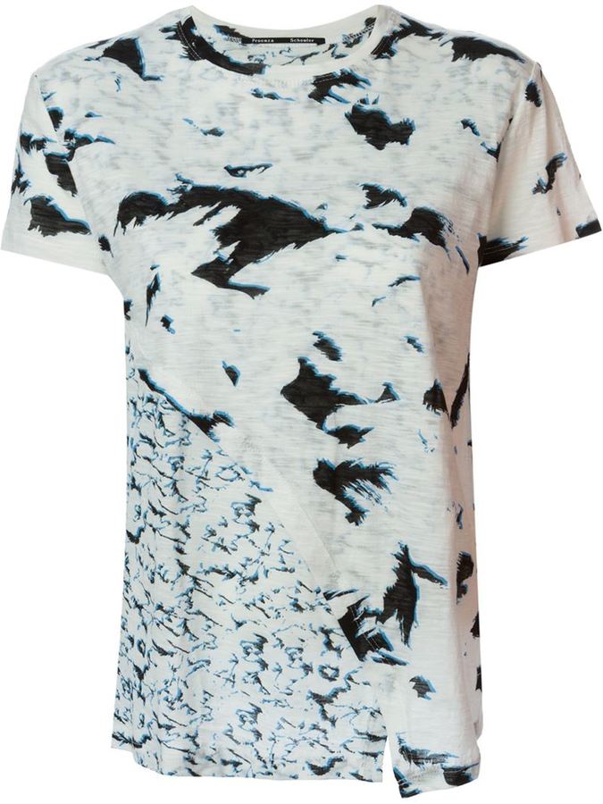 Proenza Schouler Abstract Print T Shirt, $202 | farfetch.com | Lookastic