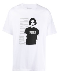 Pleasures Pure Graphic Print Cotton T Shirt