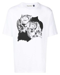 UNDERCOVE R Floral Print Cotton T Shirt