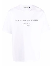 UNDERCOVE R Logo Print Cotton T Shirt