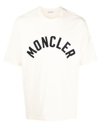 MONCLE R Logo Print Detail T Shirt